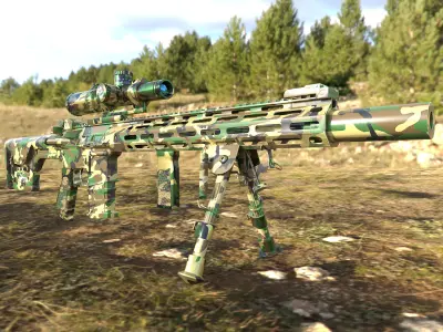 A and K Specialized DMR2 Low-poly 3D model