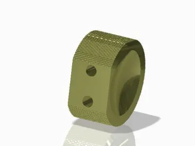 Metallic Knob 3D model