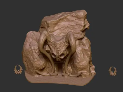 Dungeon Shadow land  3D print model