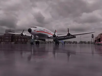Airport Floyd Bennet Free 3D model