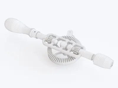 Hand drill 03 3D model