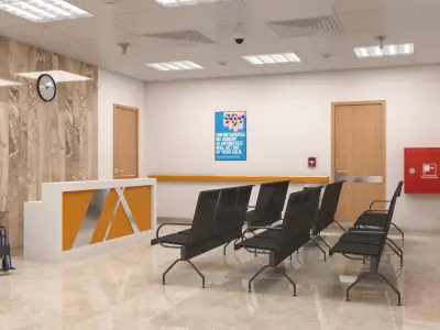  Hospital Interior Scene 