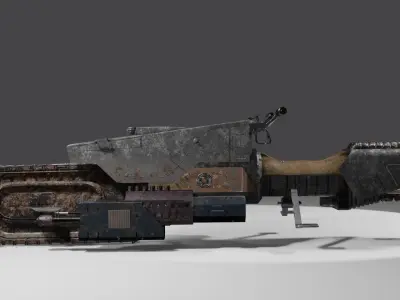 StarWars Treadspeeder 125-Z 3D model