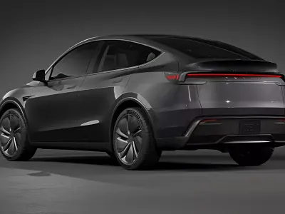 2025 Tesla Model Y Stealth Grey 3D model