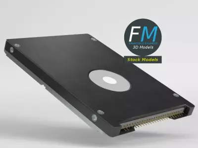 ATA-IDE Hard Disk Drive 3D model