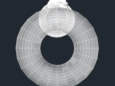 Rubber Ducky Pool Float 3D model