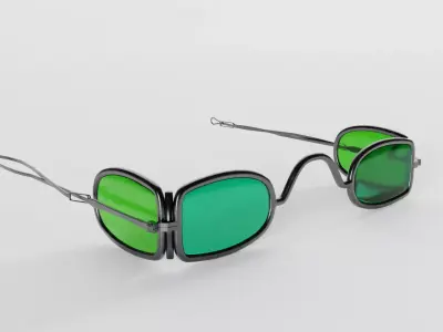 Railway Glasses 3D model