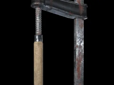 OLD-CLAMP  Low-poly 3D model