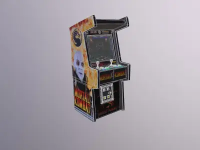 Game Ready Arcade Machine Low-poly 3D model
