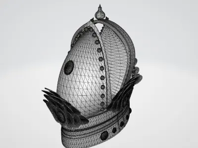 Highness Crown Low-poly 3D model