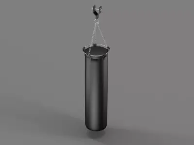 Punching Bag Low-poly 3D model purchase