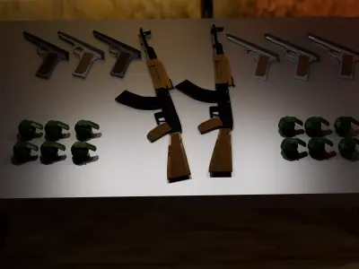 3D operation room  Free 3D model