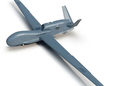 RQ-4 Global Hawk UAV 3D model