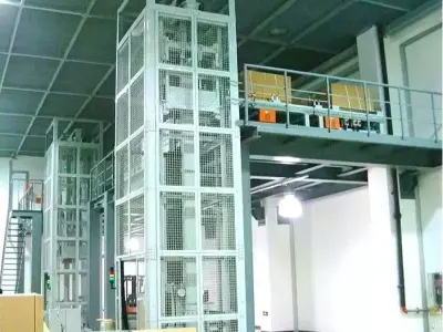 Factory Customized Continuous Vertical Lift Conveyor 3D model