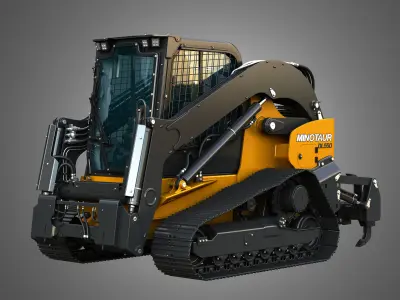DL550 Minotaur Compact Dozer Loader 3D model