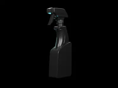 Modeling Spray Bottle Commercial rendering 3D model 3D model