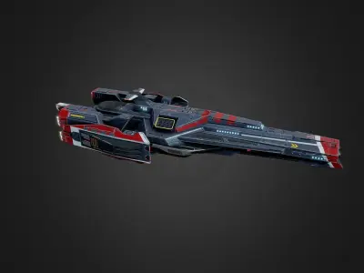 Battlecruiser 3D model