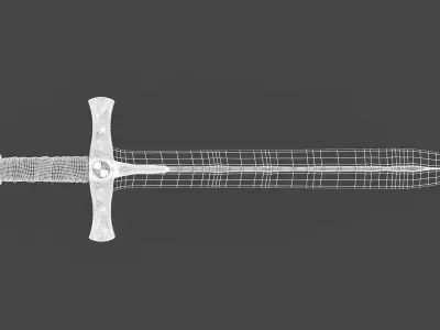 Elven king sword 3D model