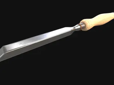 Chisel Gameready New Old Very Old Low-poly 3D model