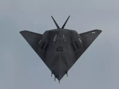 Lockheed F-117 Nighthawk  Stealth Attack Aircraft 3D Model Low-poly 3D model