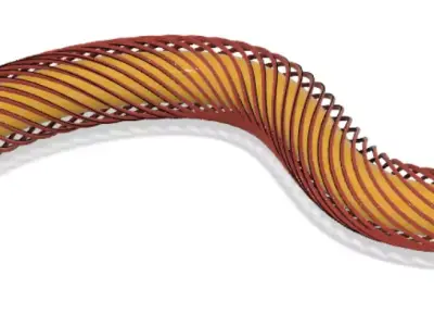wire cable 3D model