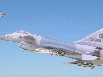 ChengDu J-10 CE in PAK Air Force Color Sheme 3D model