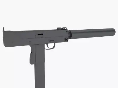 MAC-11 Machine Pistol 3D model buy