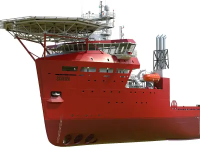 Offshore Carrier RED  3D model