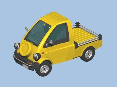 small car 3Way Luggage carrier update model 3D model