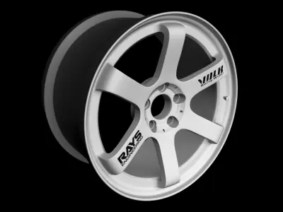 TE37 Ultra Track Edition Low-poly 3D model
