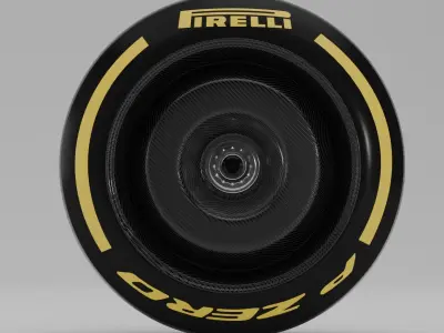 F1 Pirelli P Zero Tire 3D model