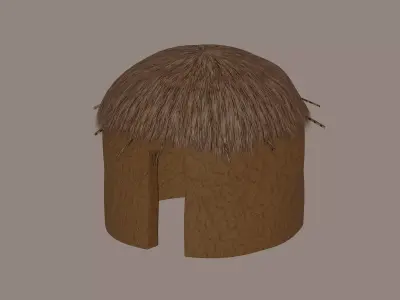 Hut model 3D model