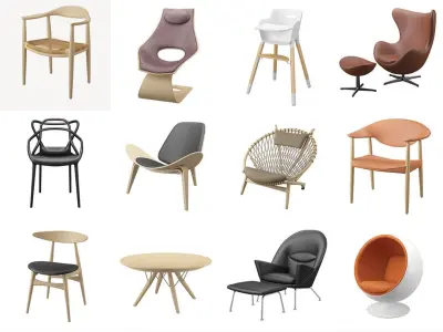 132 Models - Nordic Furniture 3D model