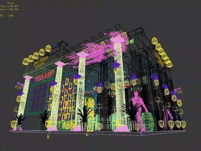 Exhibition - Area -10X11-3DMAX2012-057 3D model