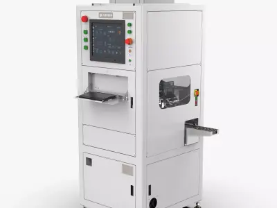 Automatic Mobile Phone Screen and Back Cover Assembly Machine 3D model