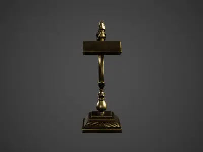 Desk Lamp Low Poly Game Ready Low-poly 3D model