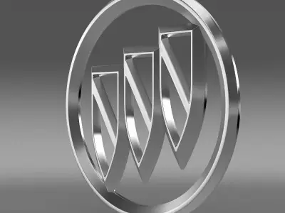 Buick logo 3D model purchase