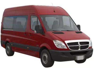 Dodge Sprinter 2500 minibus L2H2 3D model