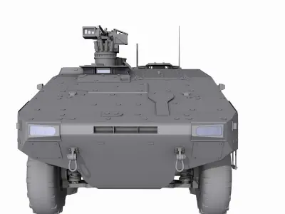 Boxer GTK A2 Game Model Low-poly 3D model