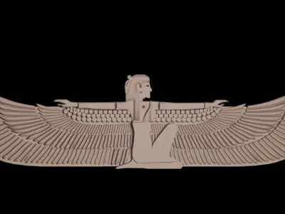 Ancient Egyptian Deities Pharaoh 3D print model