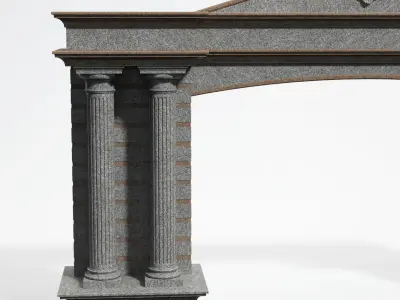 Marble arch 3D model