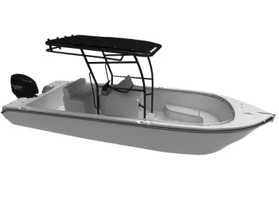 Boat 3D model 3D model purchase