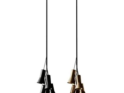 Ross Gardam Silhouette Pendant Lamp 6 3D model
