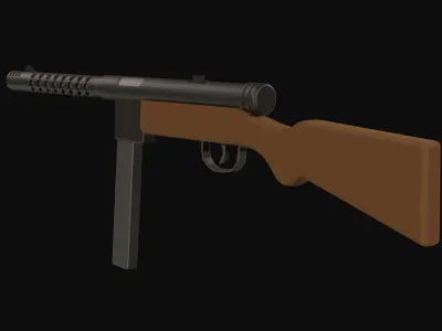 Beretta 3849 Low Poly Low-poly 3D model