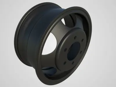 Car Rim 3D model PBR