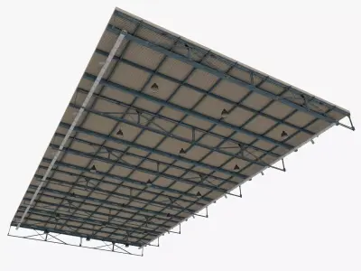 Ceiling Ventilation Pipes 13 3D model