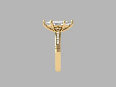 Wedding Ring  3D print model 337