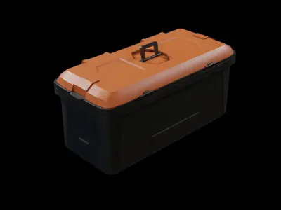 Toolbox Low-poly 3D model purchase