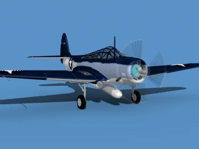 Douglas TBD-1 Devestator V15 3D model