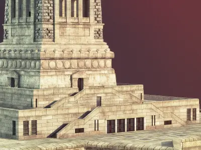 Statue of Liberty 3D model by mrRID